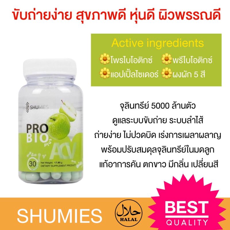 Shumies, shuhada, probiotics, prebiotics, acv, apple cyder, Bacillus coagulans