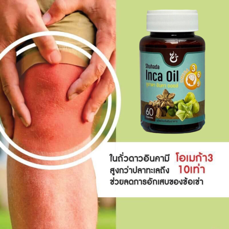 inca oil, น้ำมันถั่วดาวอินคา, shuhada, บำรุงสมอง