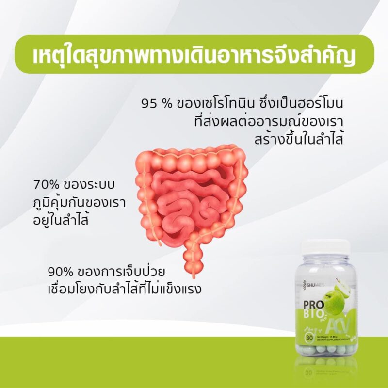 shuhada, shumies,โพรไบโอติกซ์,ซินไบโอติกส์, พรีไบโอติกซ์, apple cyder, ผงผัก 5 สี, จุลินทรีย์ดี